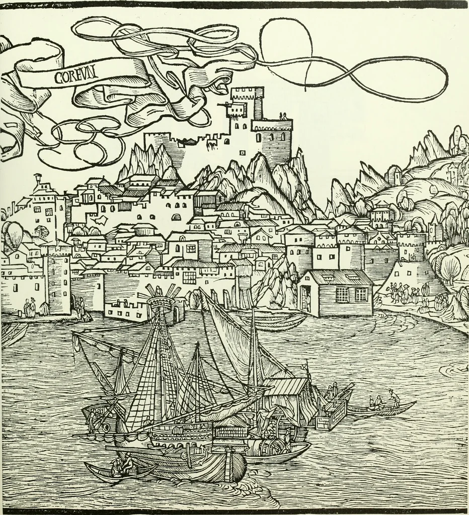 An illustration from Bernhard von Breydenbach and his journey to the Holy Land 1483-4 : a bibliography, 1911, leaf 120