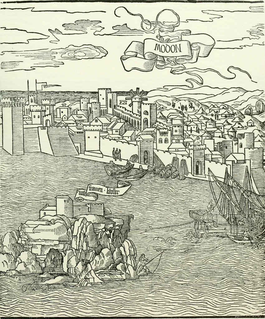 An illustration from Bernhard von Breydenbach and his journey to the Holy Land 1483-4 : a bibliography, 1911, leaf 124