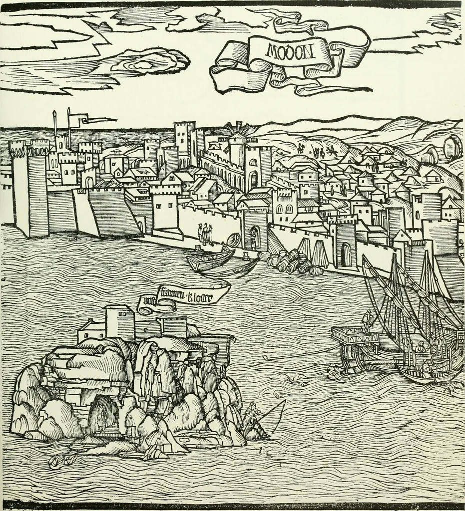 An illustration from Bernhard von Breydenbach and his journey to the Holy Land 1483-4 : a bibliography, 1911, leaf 126