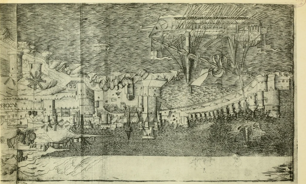 An illustration from Bernhard von Breydenbach and his journey to the Holy Land 1483-4 : a bibliography, 1911, leaf 138