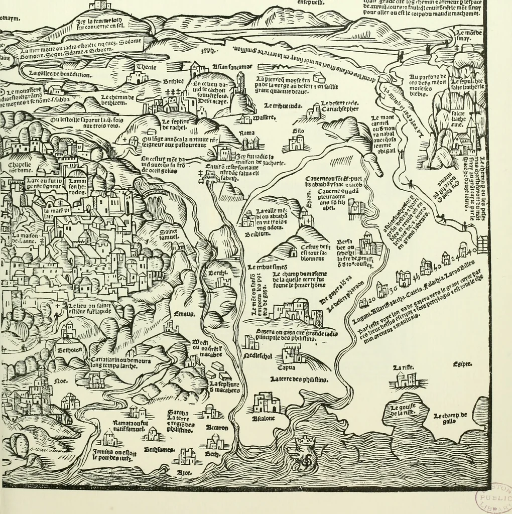 An illustration from Bernhard von Breydenbach and his journey to the Holy Land 1483-4 : a bibliography, 1911, leaf 148