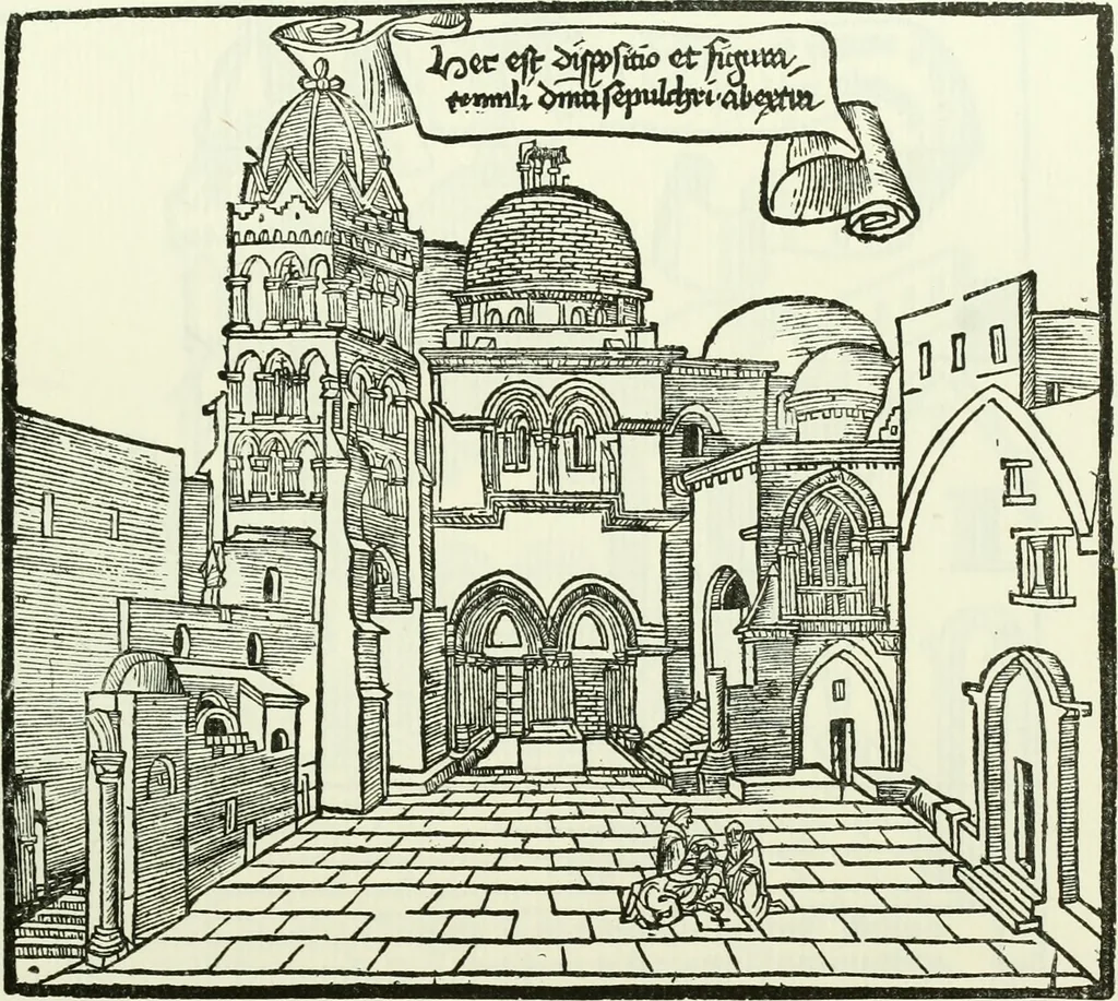 An illustration from Bernhard von Breydenbach and his journey to the Holy Land 1483-4 : a bibliography, 1911, leaf 152
