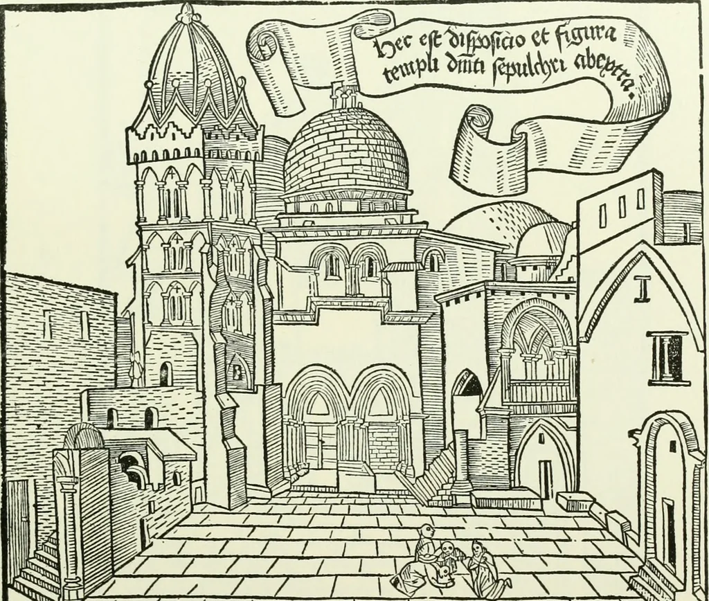 An illustration from Bernhard von Breydenbach and his journey to the Holy Land 1483-4 : a bibliography, 1911, leaf 154