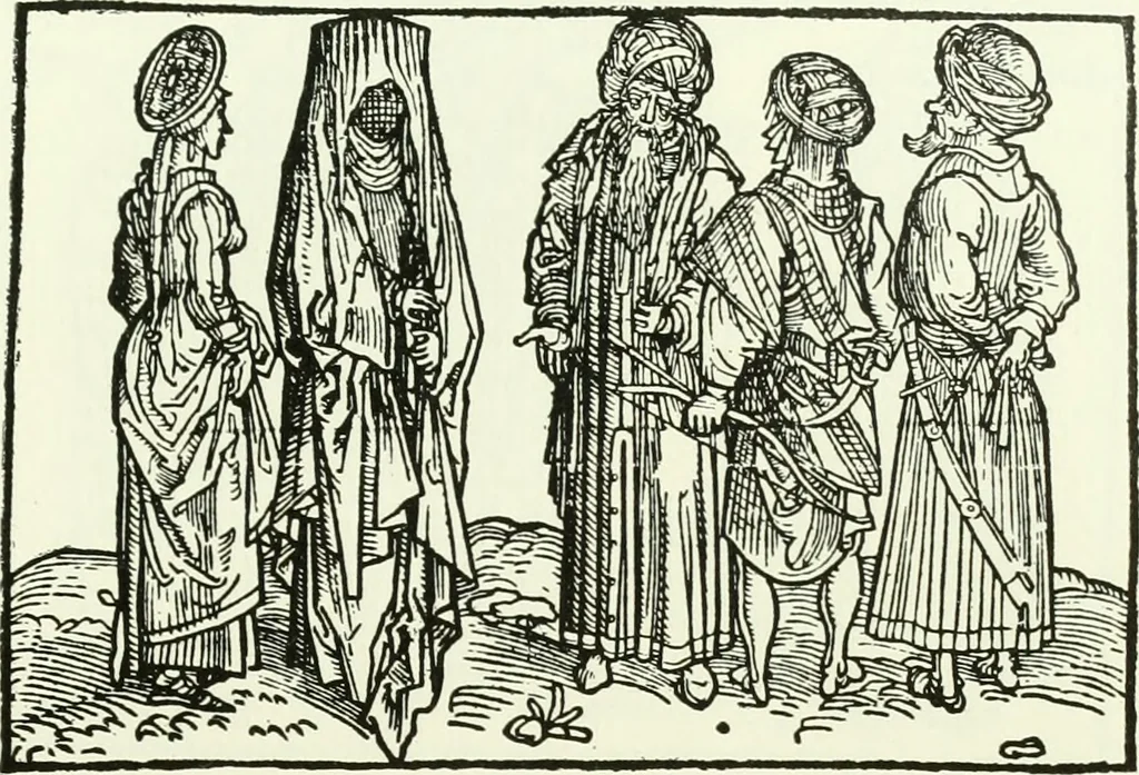 An illustration from Bernhard von Breydenbach and his journey to the Holy Land 1483-4 : a bibliography, 1911, leaf 158