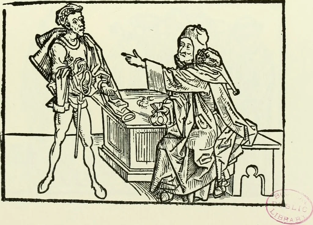 An illustration from Bernhard von Breydenbach and his journey to the Holy Land 1483-4 : a bibliography, 1911, leaf 158
