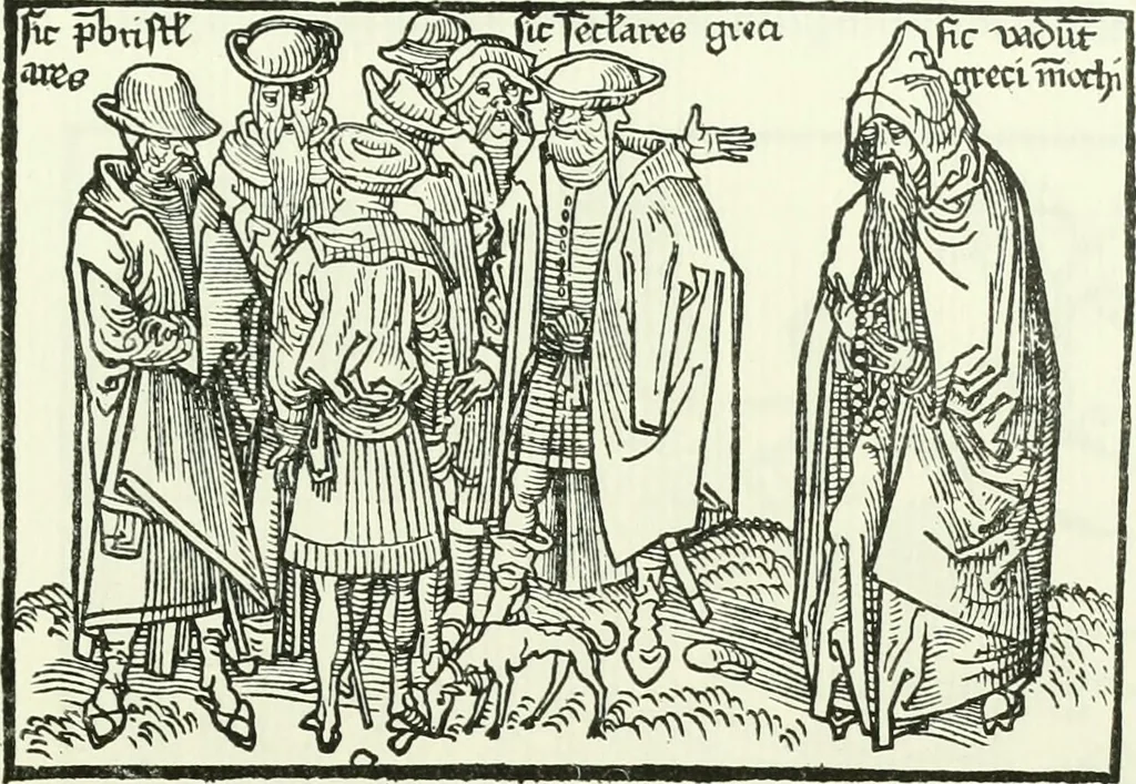 An illustration from Bernhard von Breydenbach and his journey to the Holy Land 1483-4 : a bibliography, 1911, leaf 160