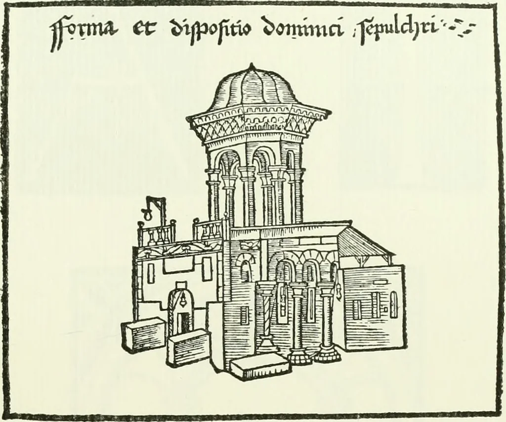 An illustration from Bernhard von Breydenbach and his journey to the Holy Land 1483-4 : a bibliography, 1911, leaf 176