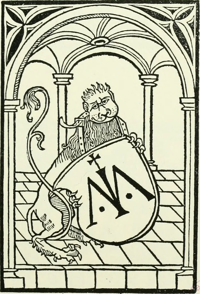 An illustration from Bernhard von Breydenbach and his journey to the Holy Land 1483-4 : a bibliography, 1911, leaf 178