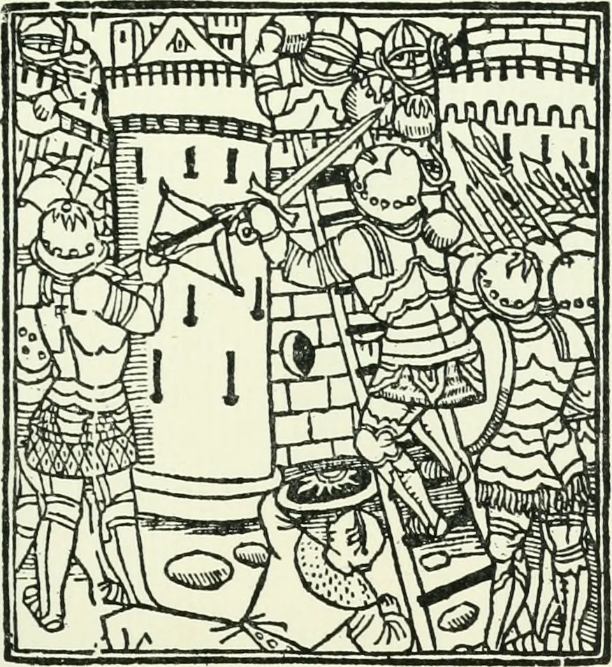 An illustration from Bernhard von Breydenbach and his journey to the Holy Land 1483-4 : a bibliography, 1911, leaf 198