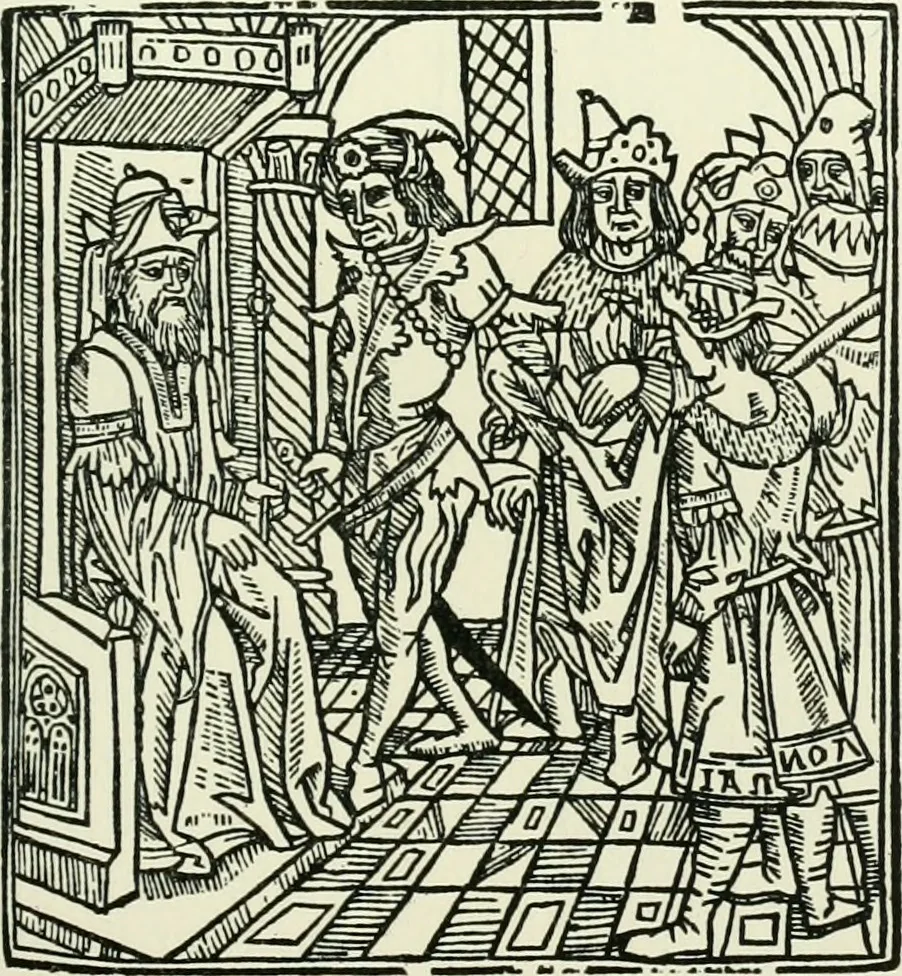 An illustration from Bernhard von Breydenbach and his journey to the Holy Land 1483-4 : a bibliography, 1911, leaf 198