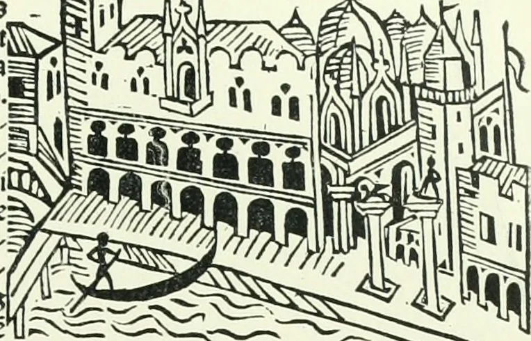 An illustration from Bernhard von Breydenbach and his journey to the Holy Land 1483-4 : a bibliography, 1911, leaf 200