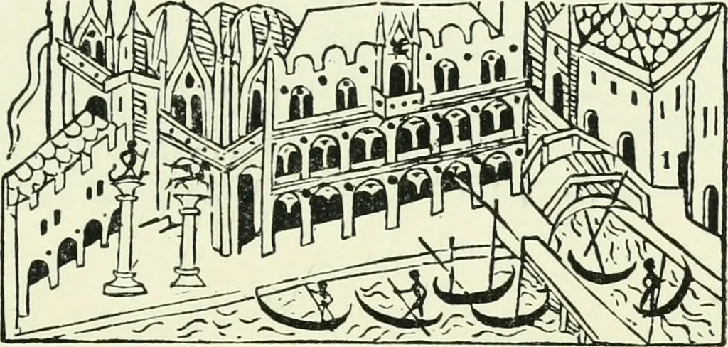An illustration from Bernhard von Breydenbach and his journey to the Holy Land 1483-4 : a bibliography, 1911, leaf 200