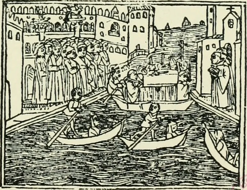 An illustration from Bernhard von Breydenbach and his journey to the Holy Land 1483-4 : a bibliography, 1911, leaf 200