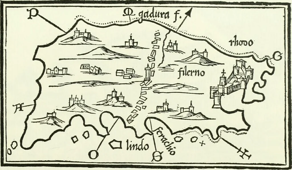 An illustration from Bernhard von Breydenbach and his journey to the Holy Land 1483-4 : a bibliography, 1911, leaf 206