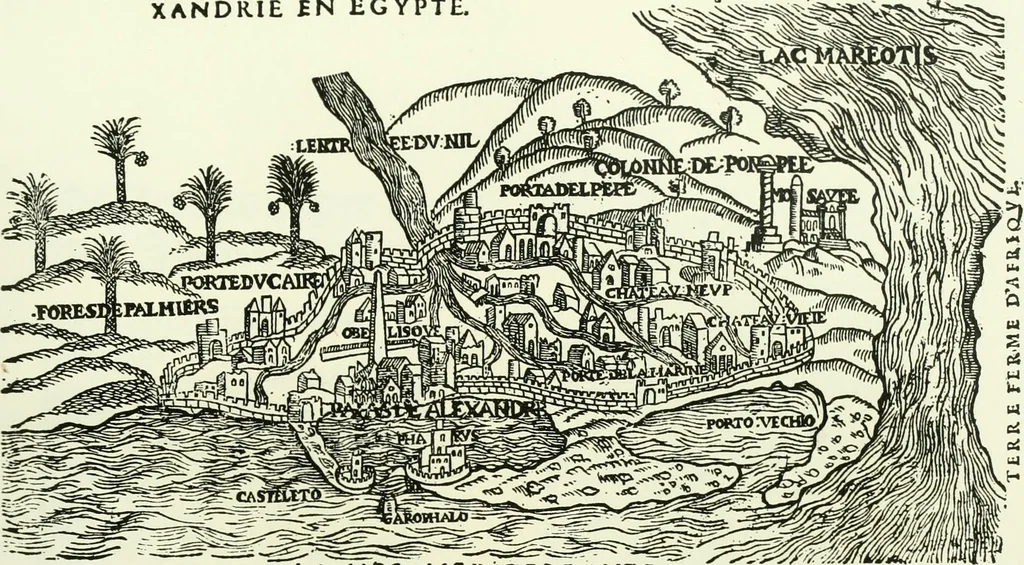 An illustration from Bernhard von Breydenbach and his journey to the Holy Land 1483-4 : a bibliography, 1911, leaf 208