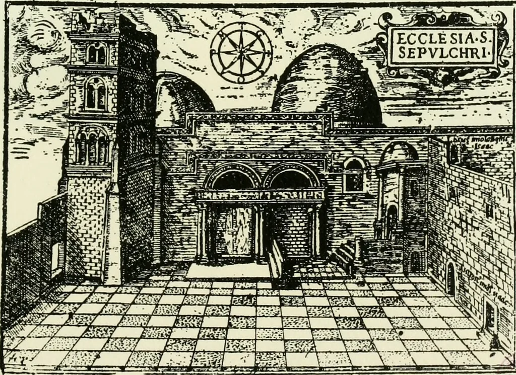 An illustration from Bernhard von Breydenbach and his journey to the Holy Land 1483-4 : a bibliography, 1911, leaf 208