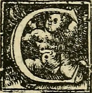 An illustration from Bertrucii Bononiensis, medici sua tempestate famigeratissimi Compendium sive (ut vulgo inscribitur) Collectorium artis medicae : tam practicae quam speculativ[a]e, 1537, leaf 184