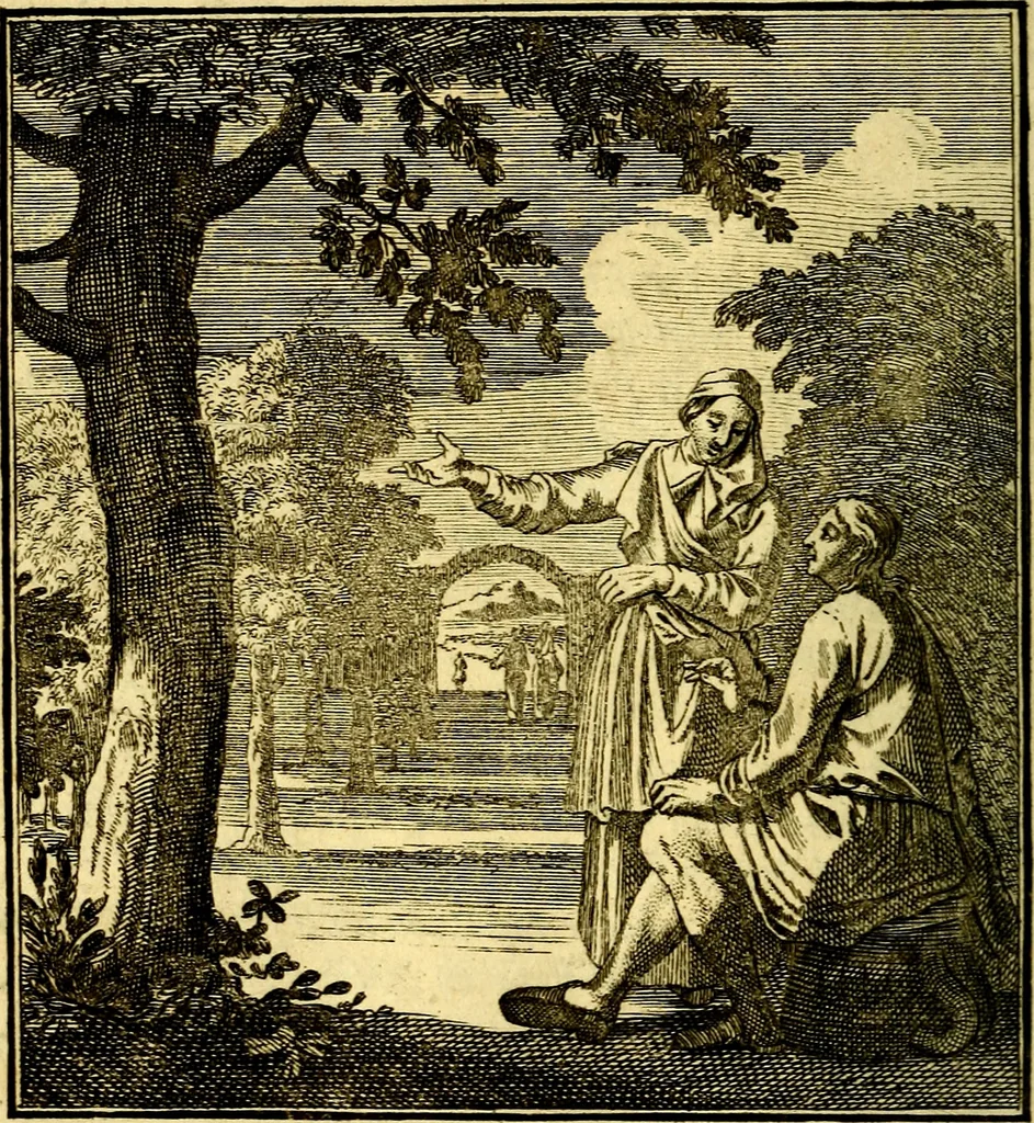 An illustration from Beschouwing der Wereld, 1738, leaf 123
