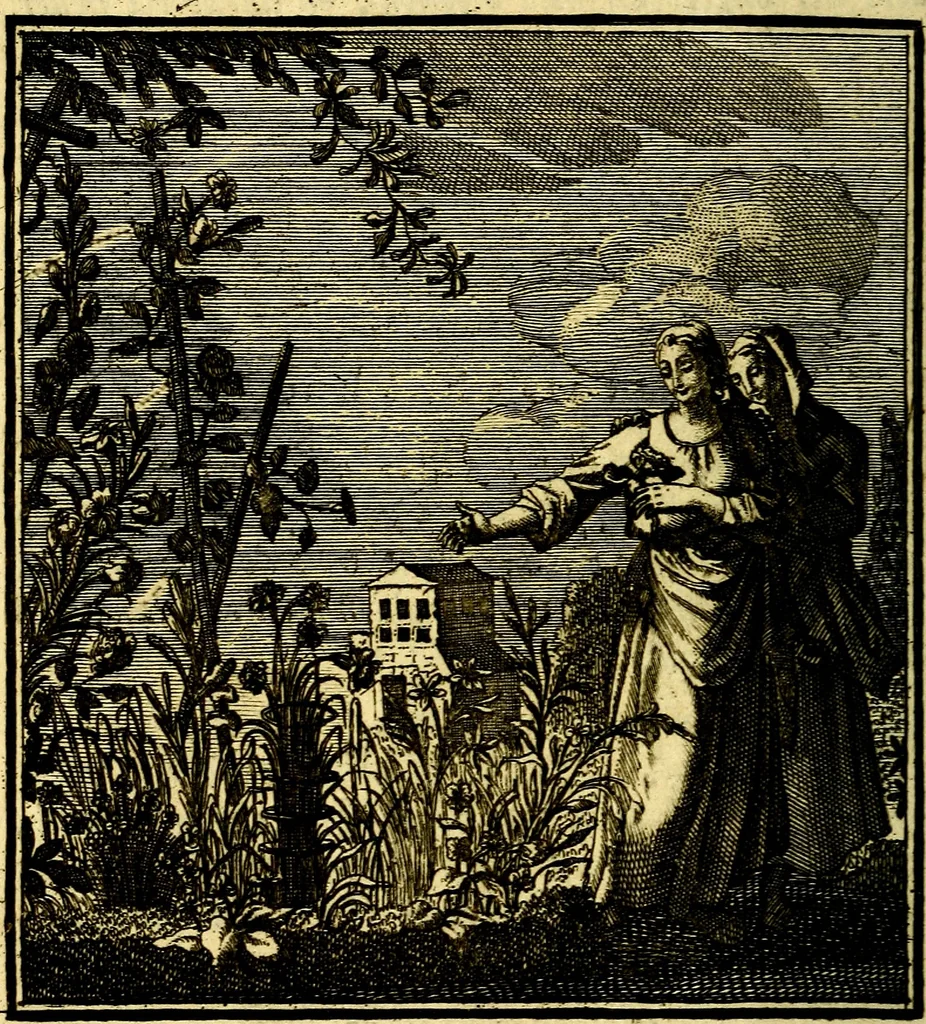 An illustration from Beschouwing der Wereld, 1738, leaf 131