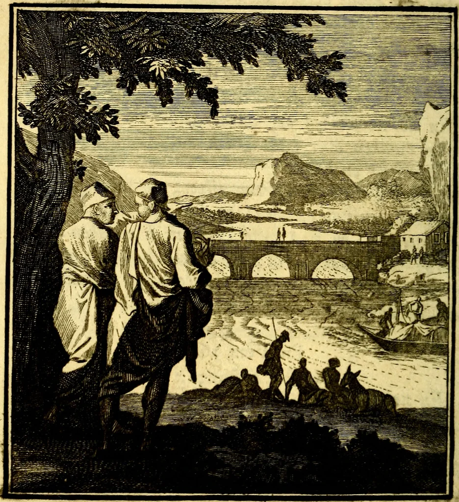 An illustration from Beschouwing der Wereld, 1738, leaf 159