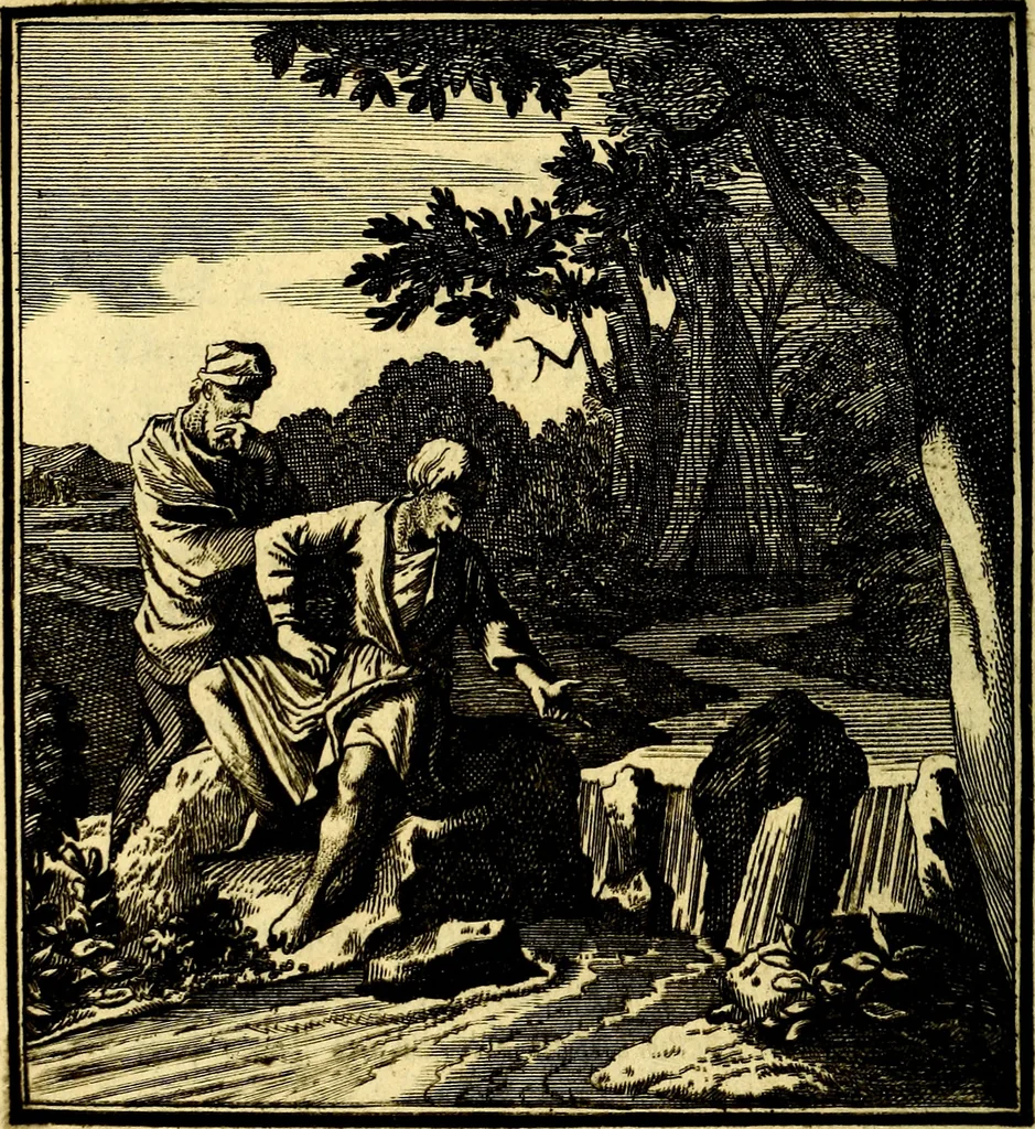 An illustration from Beschouwing der Wereld, 1738, leaf 163