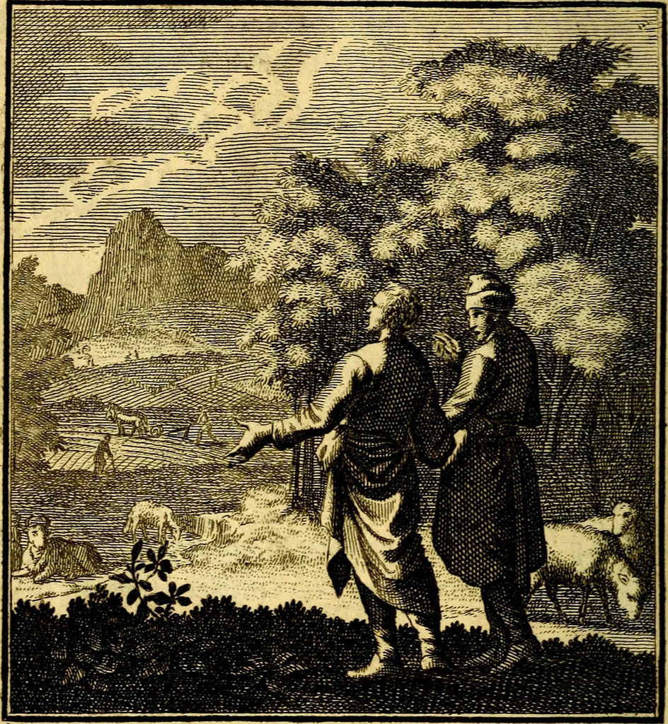 An illustration from Beschouwing der Wereld, 1738, leaf 215