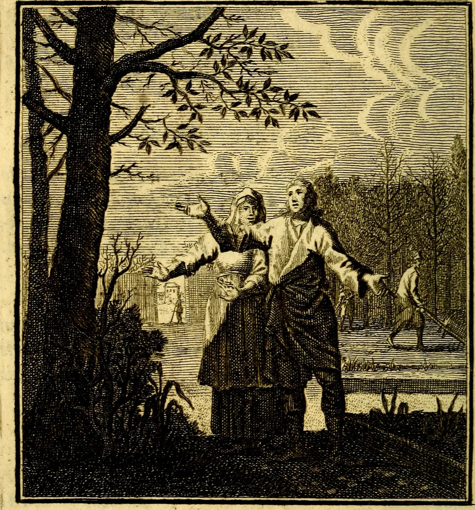 An illustration from Beschouwing der Wereld, 1738, leaf 219