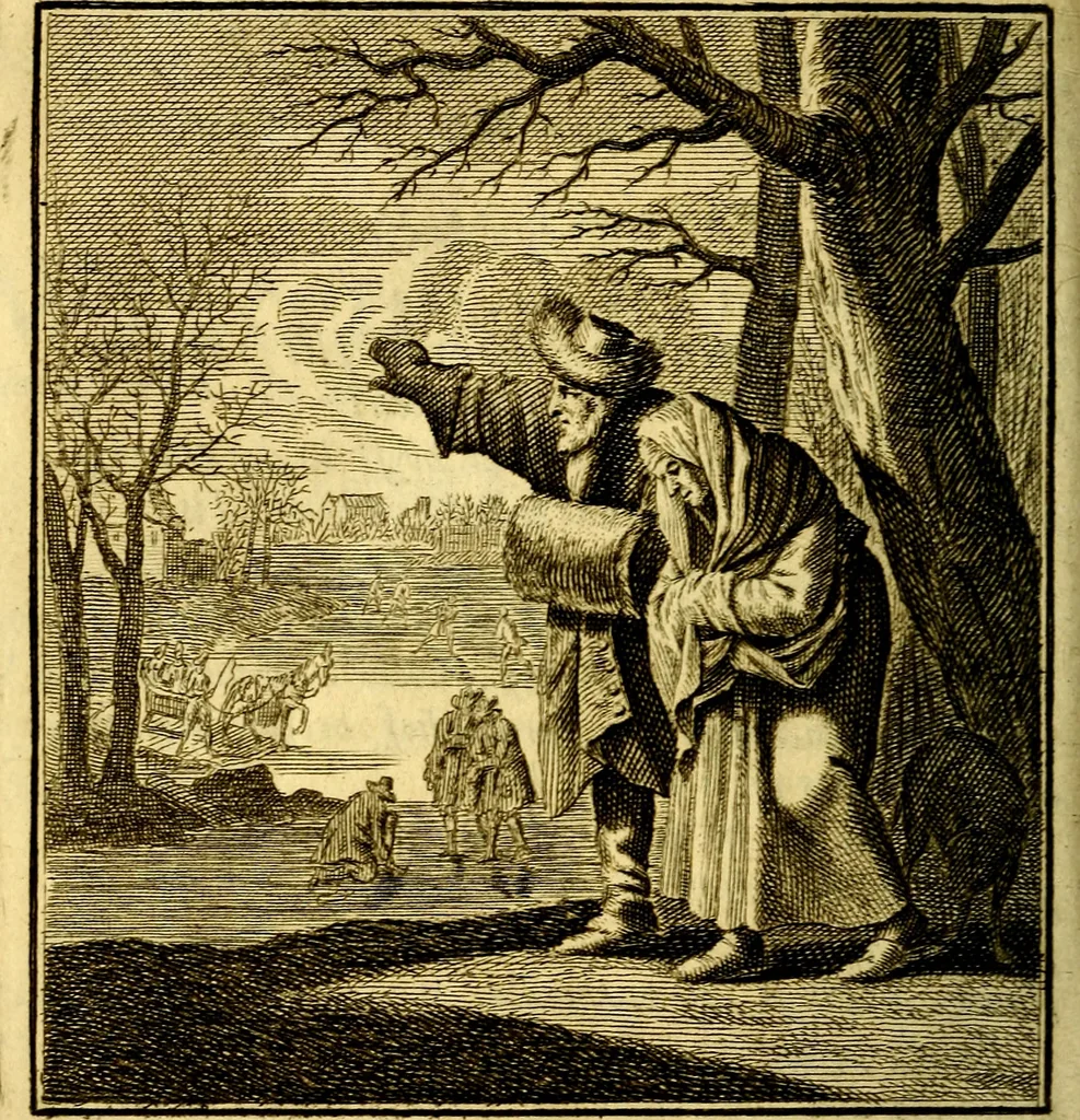 An illustration from Beschouwing der Wereld, 1738, leaf 223