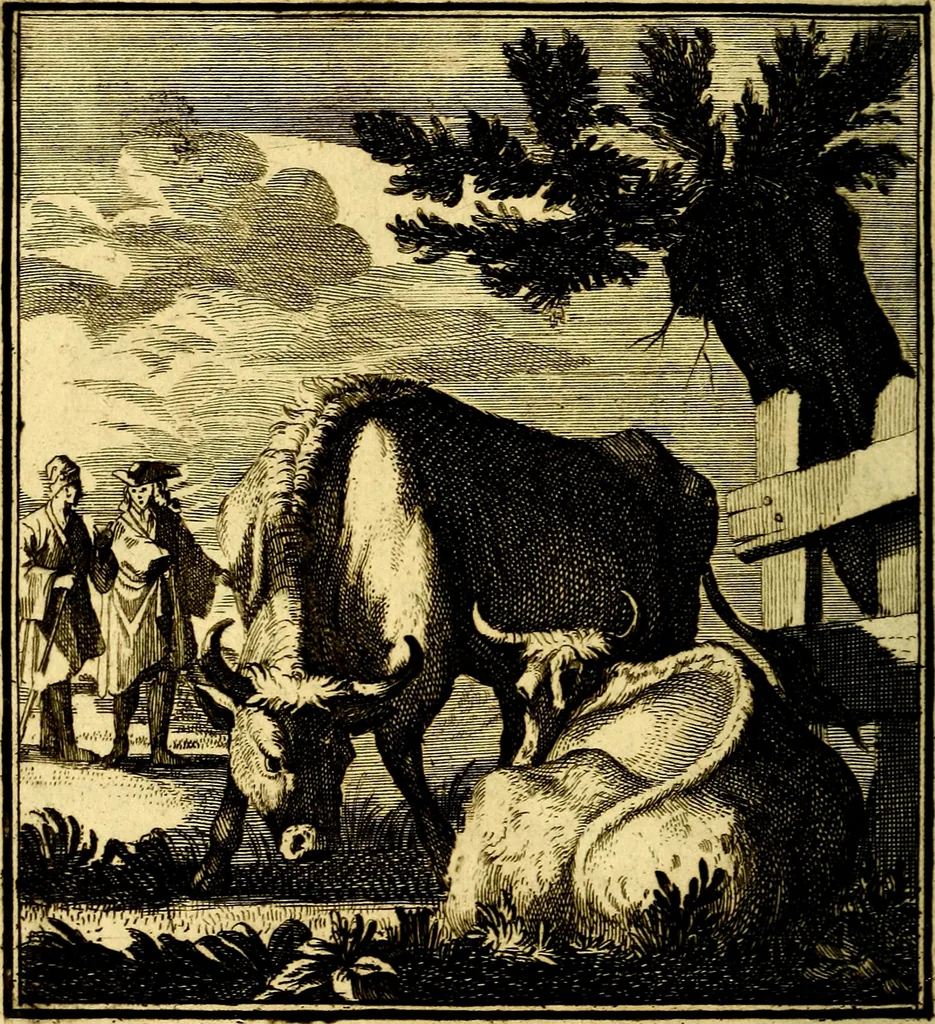 An illustration from Beschouwing der Wereld, 1738, leaf 251