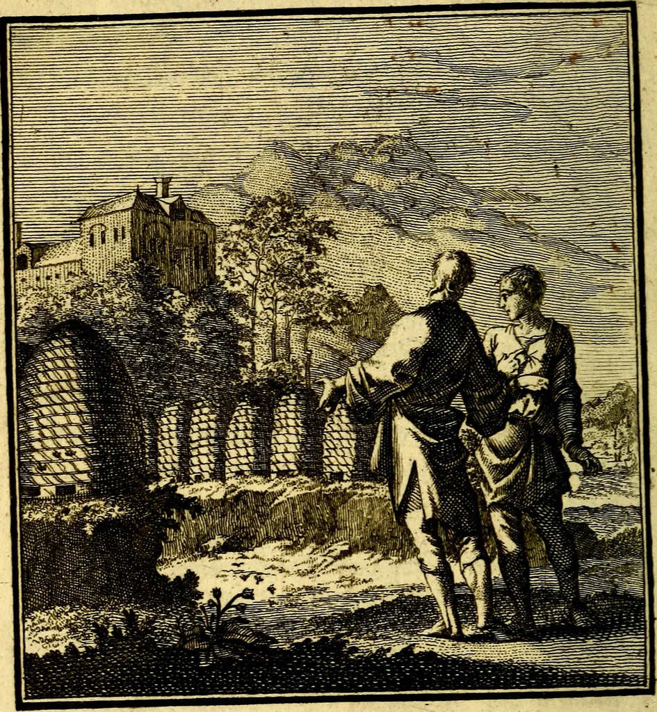 An illustration from Beschouwing der Wereld, 1738, leaf 283