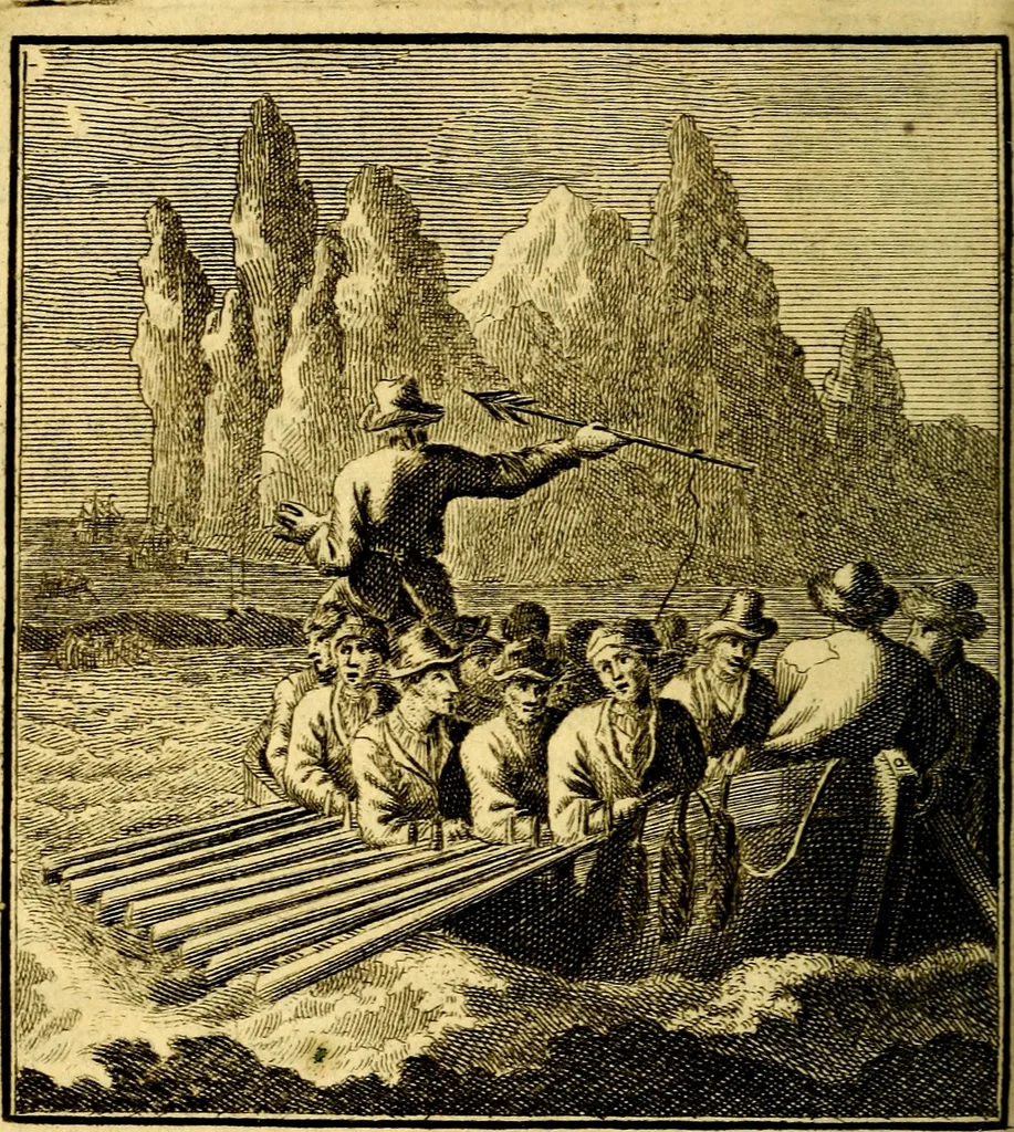 An illustration from Beschouwing der Wereld, 1738, leaf 331