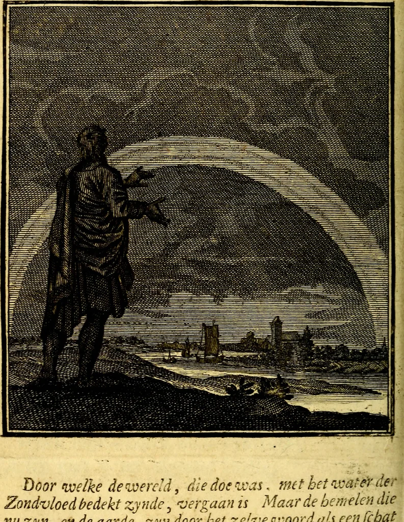 An illustration from Beschouwing der Wereld, 1738, leaf 335