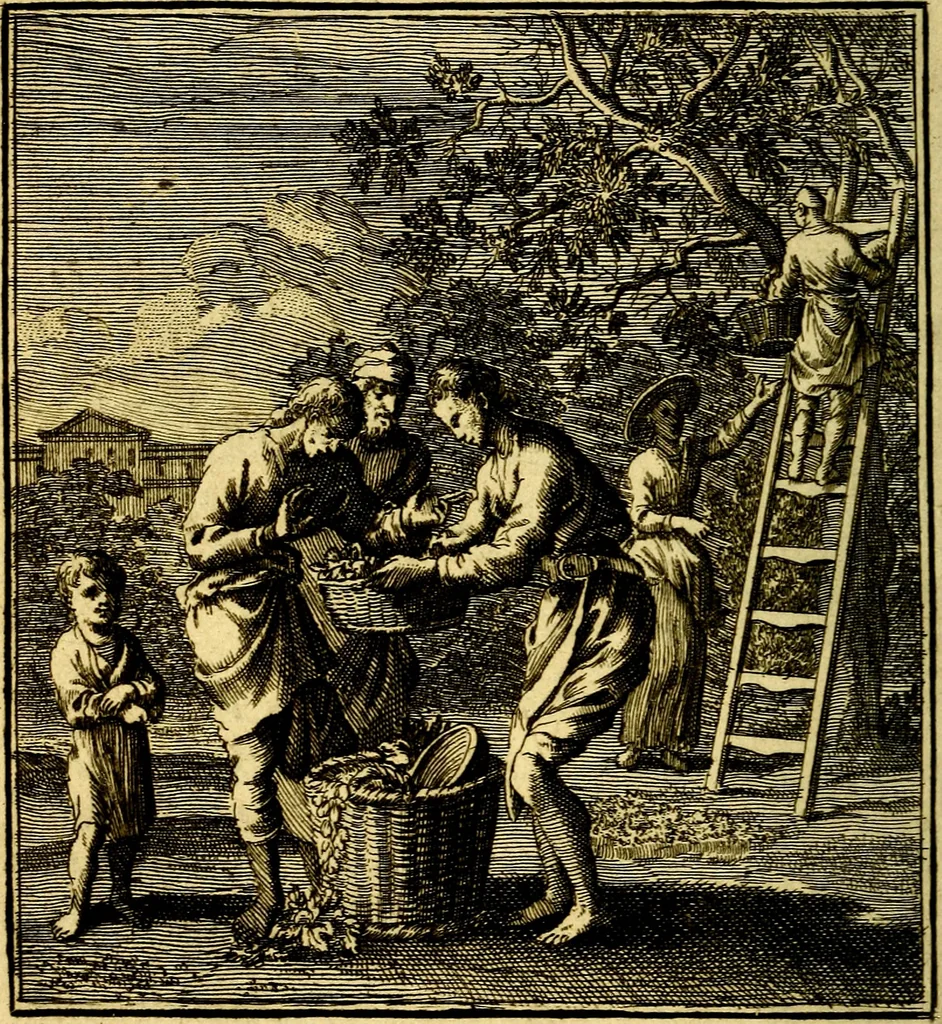 An illustration from Beschouwing der Wereld, 1738, leaf 343