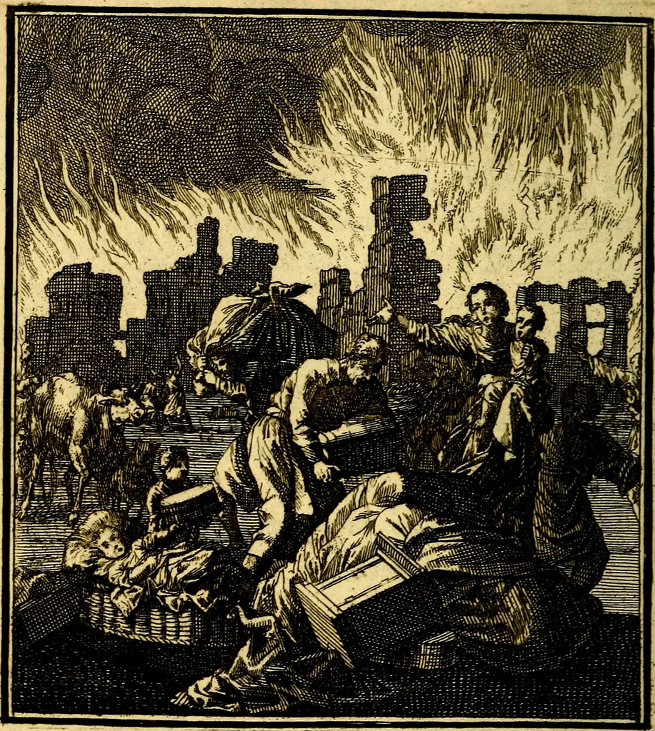 An illustration from Beschouwing der Wereld, 1738, leaf 351