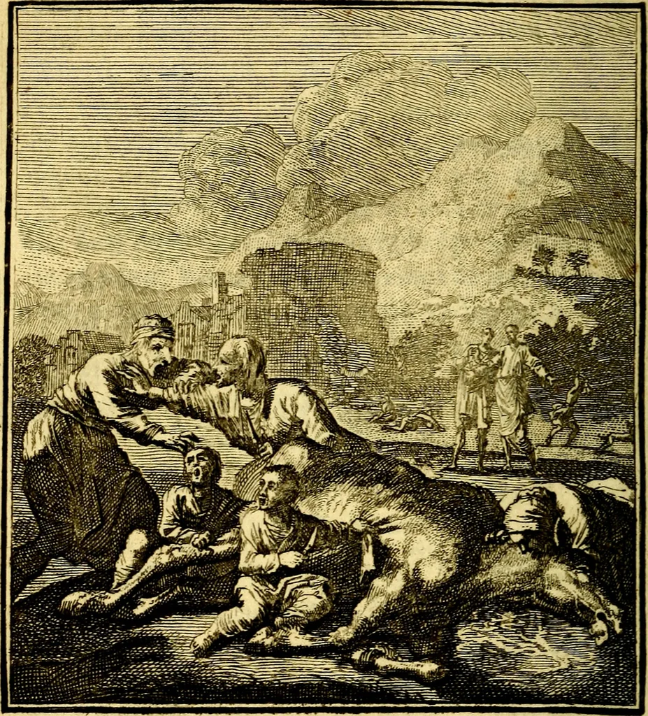 An illustration from Beschouwing der Wereld, 1738, leaf 359