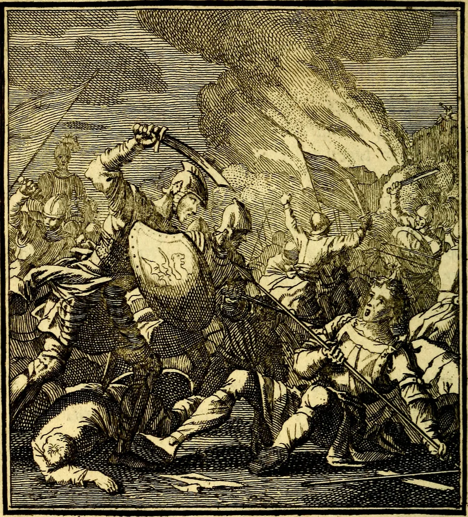 An illustration from Beschouwing der Wereld, 1738, leaf 363