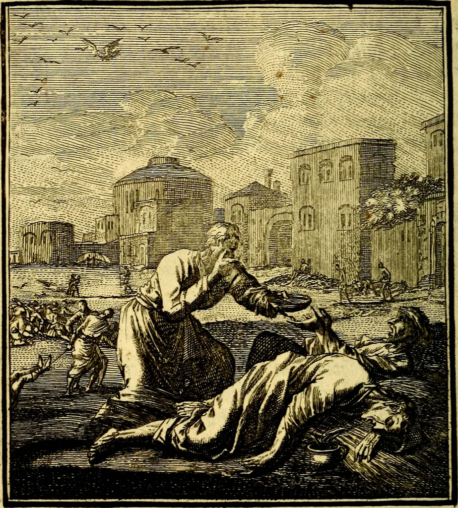 An illustration from Beschouwing der Wereld, 1738, leaf 369