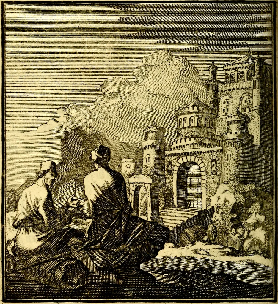 An illustration from Beschouwing der Wereld, 1738, leaf 377