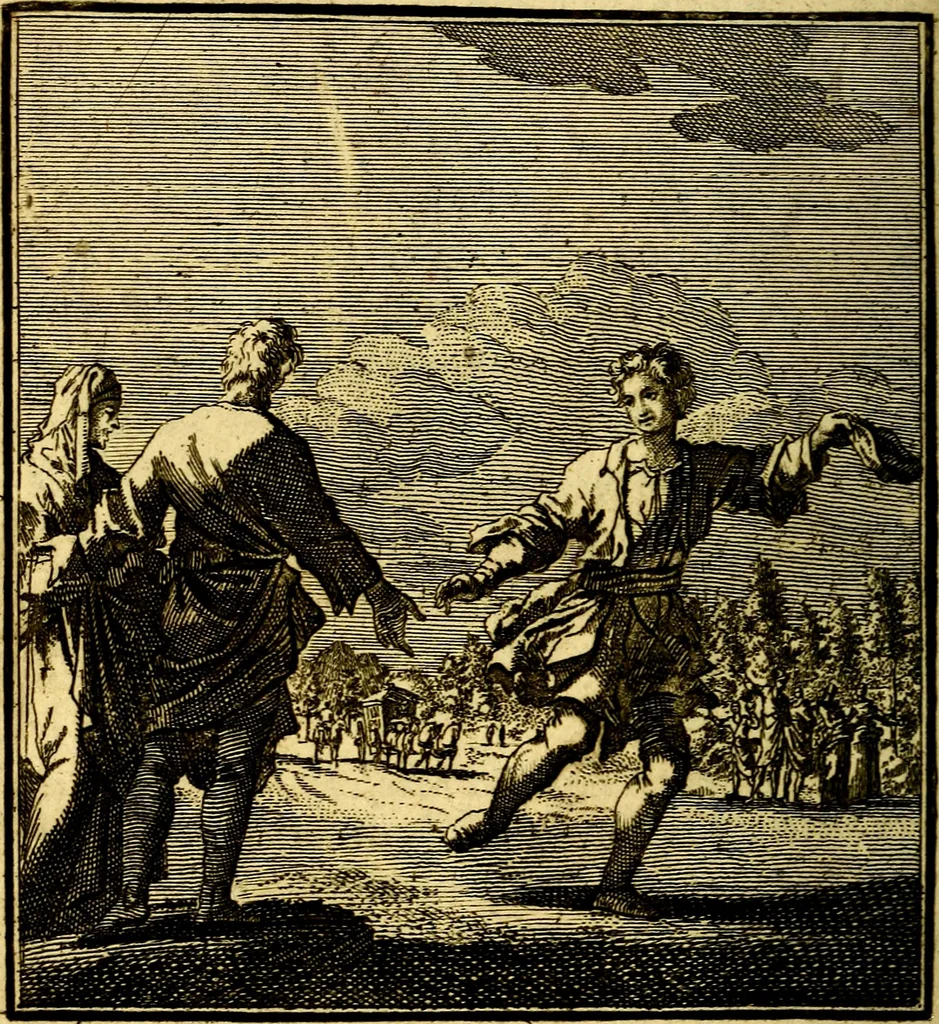 An illustration from Beschouwing der Wereld, 1738, leaf 385