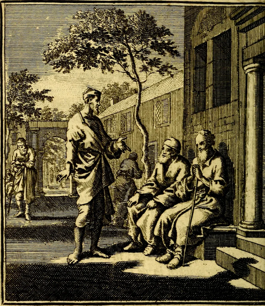 An illustration from Beschouwing der Wereld, 1738, leaf 389