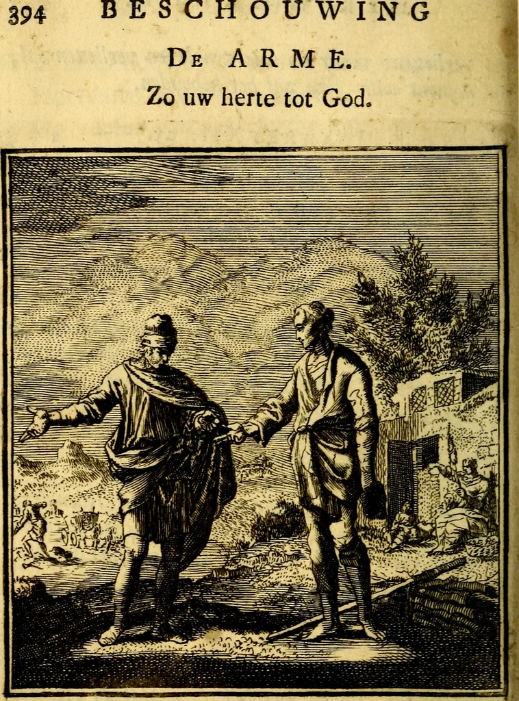 An illustration from Beschouwing der Wereld, 1738, leaf 407