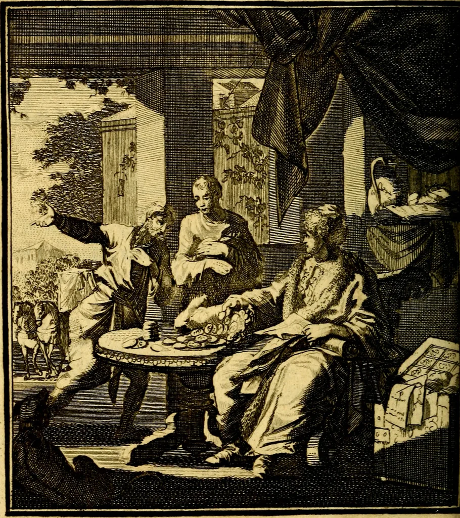 An illustration from Beschouwing der Wereld, 1738, leaf 411