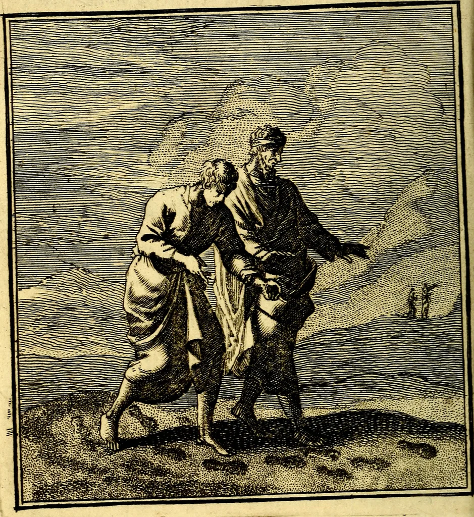 An illustration from Beschouwing der Wereld, 1738, leaf 91
