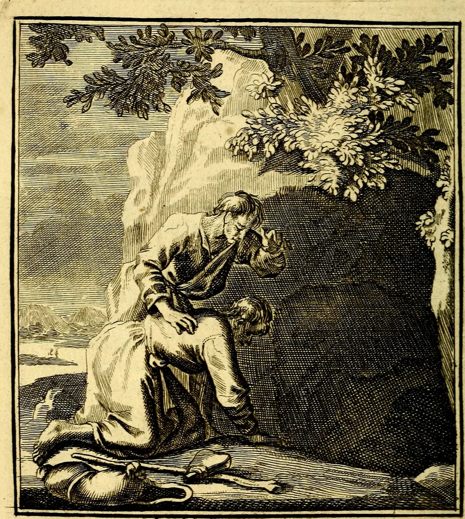 An illustration from Beschouwing der Wereld, 1738, leaf 99