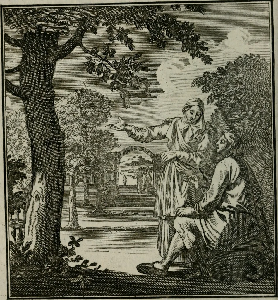An illustration from Beschouwing der Wereld, 1738, leaf 127