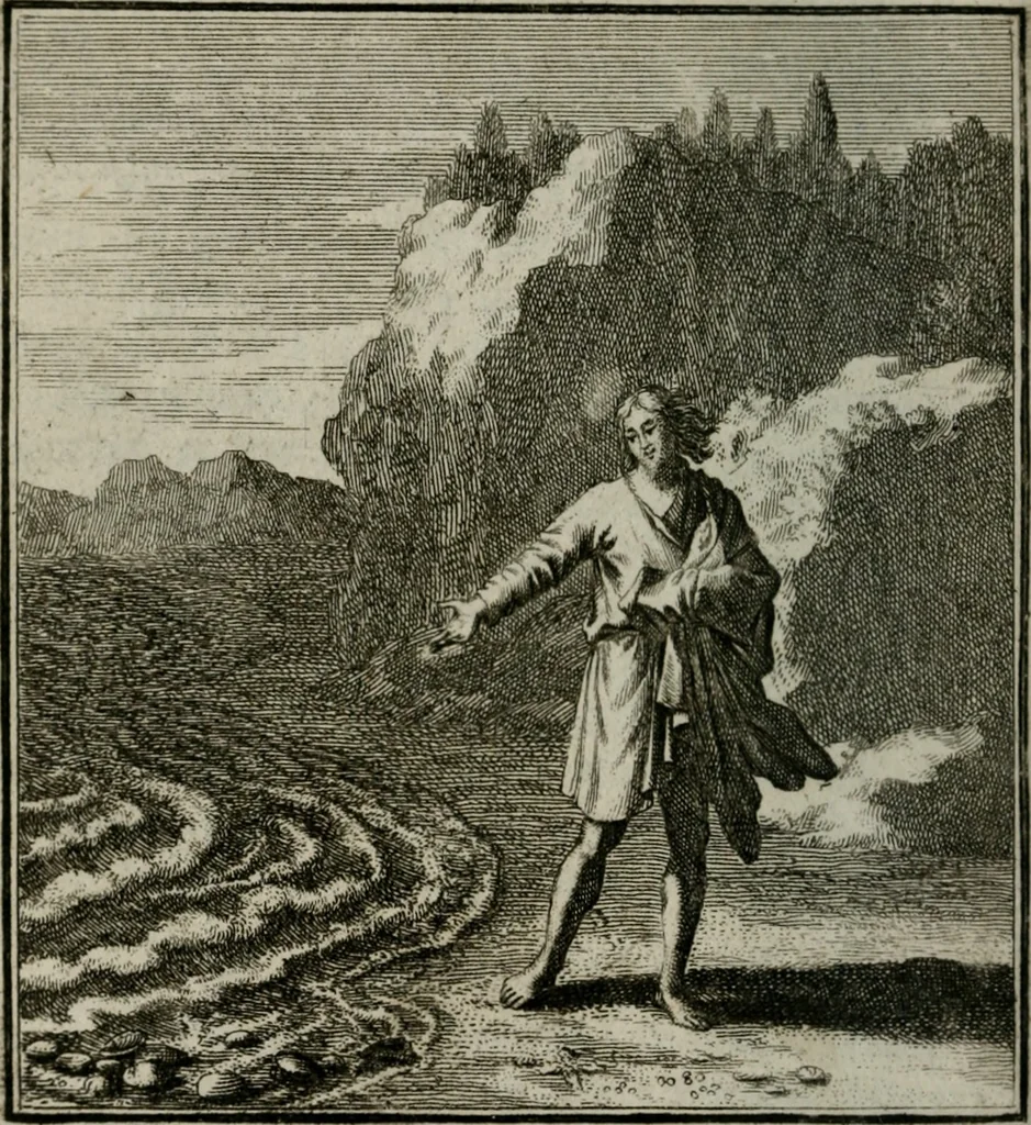 An illustration from Beschouwing der Wereld, 1738, leaf 159