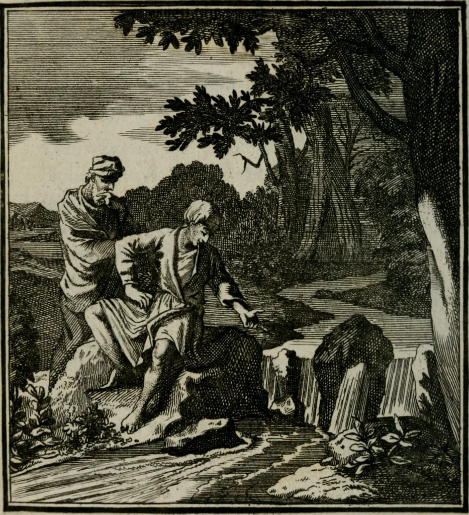 An illustration from Beschouwing der Wereld, 1738, leaf 167