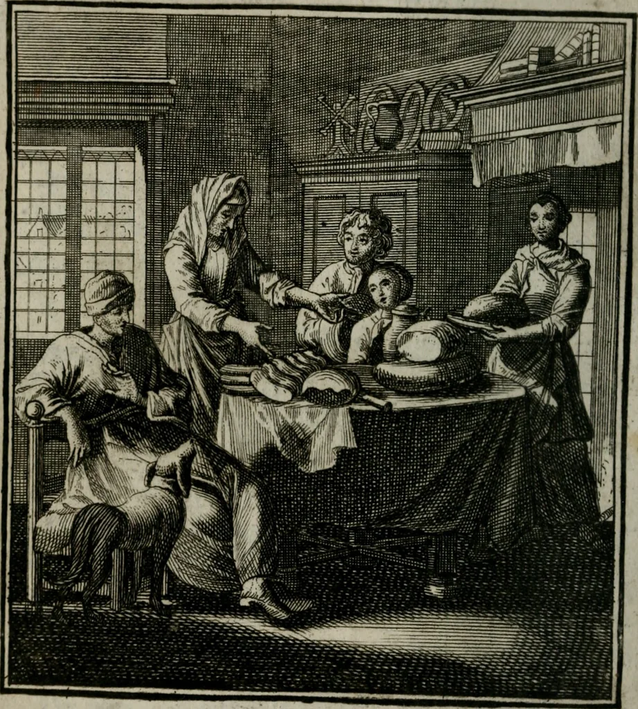 An illustration from Beschouwing der Wereld, 1738, leaf 195