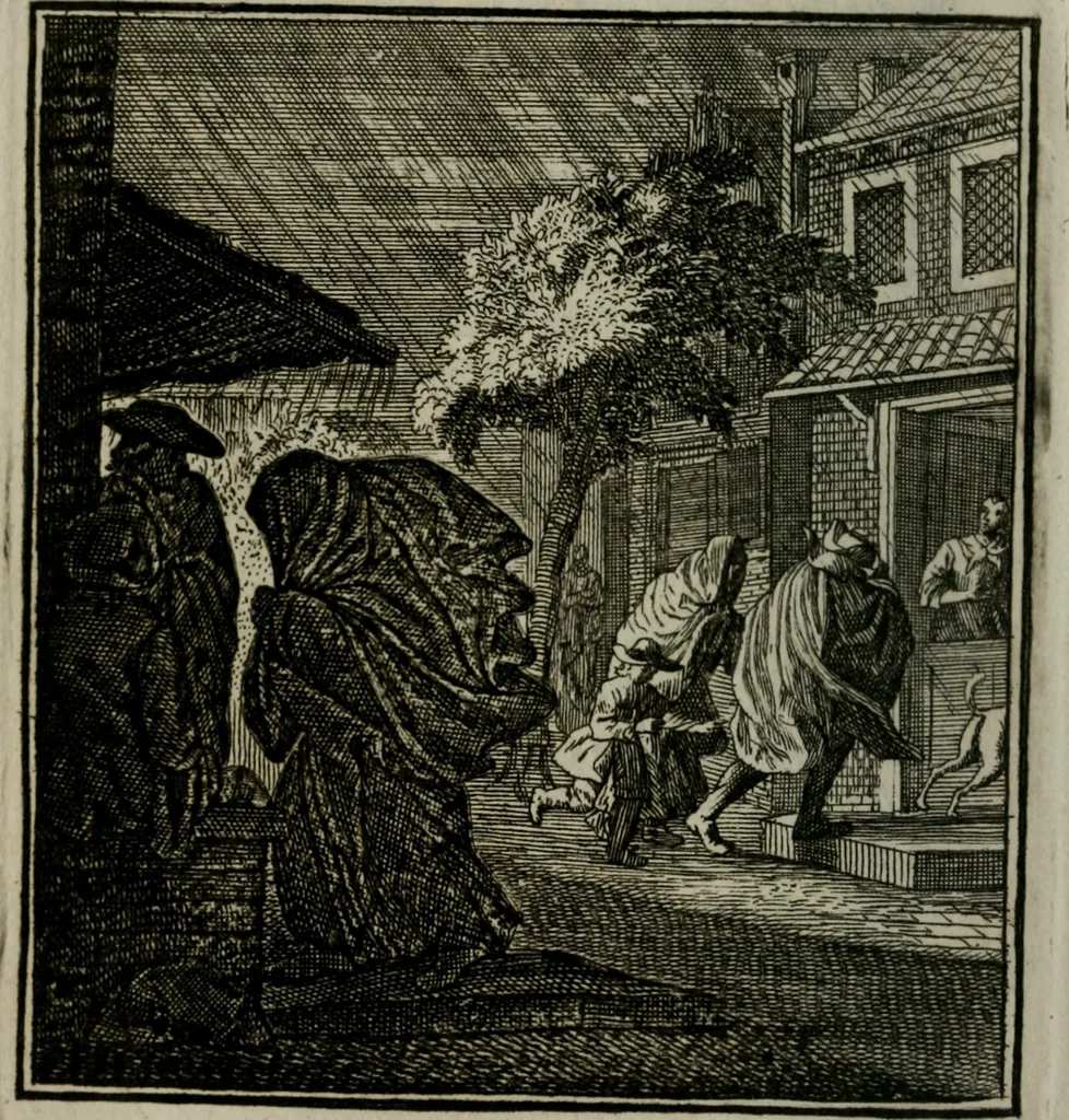 An illustration from Beschouwing der Wereld, 1738, leaf 207