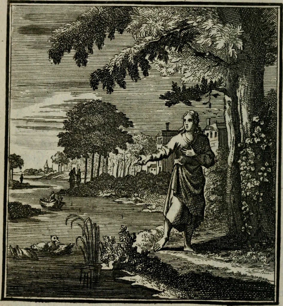 An illustration from Beschouwing der Wereld, 1738, leaf 211